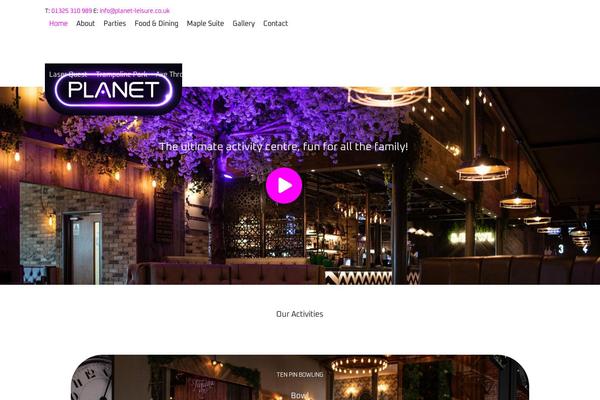planet-leisure.co.uk site used Thrive