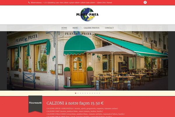 planet-pasta.com site used Delicieux V1.0.7