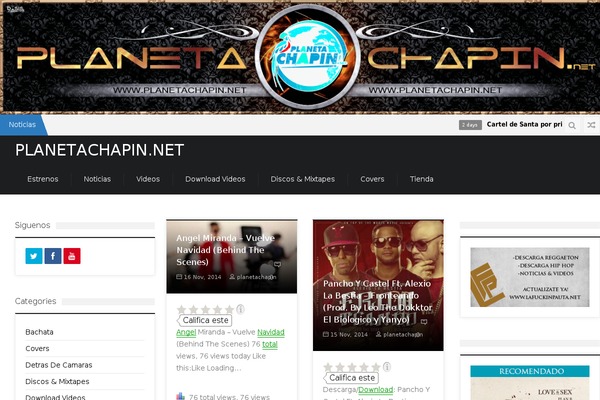 planetachapin.com site used Wp Jazz