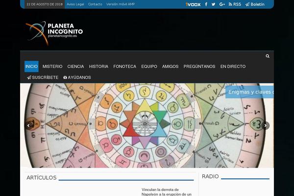 planetaincognito.es site used Planetaincognito