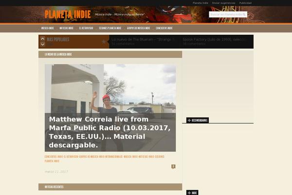 planetaindie.com site used Musica-indie-2013