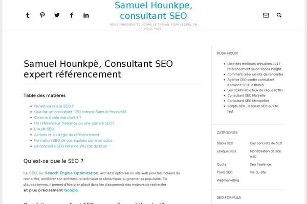 WordPress website example screenshot