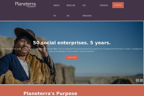 planeterra.org site used Born-to-give