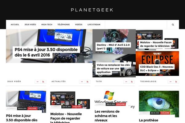 planetgeek.fr site used Planetgeek_v6