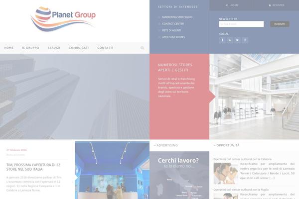 planetgroup.it site used Mr-blogger