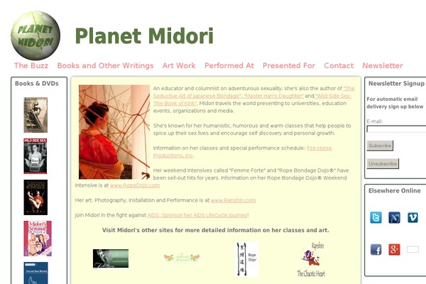 WordPress website example screenshot
