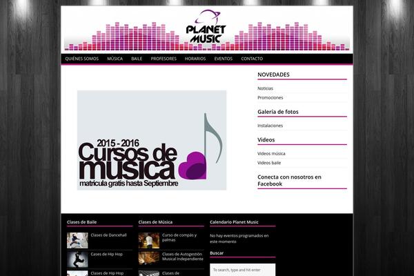 WordPress website example screenshot