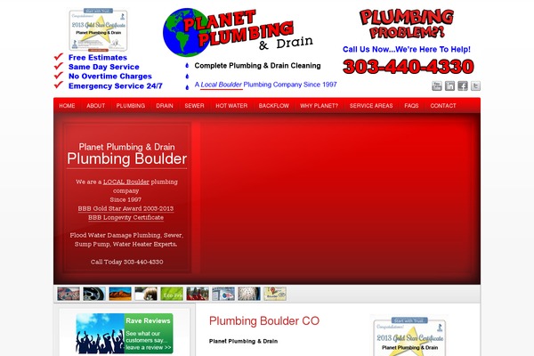 planetplumbinganddrain.com site used WhiteHouse Pro