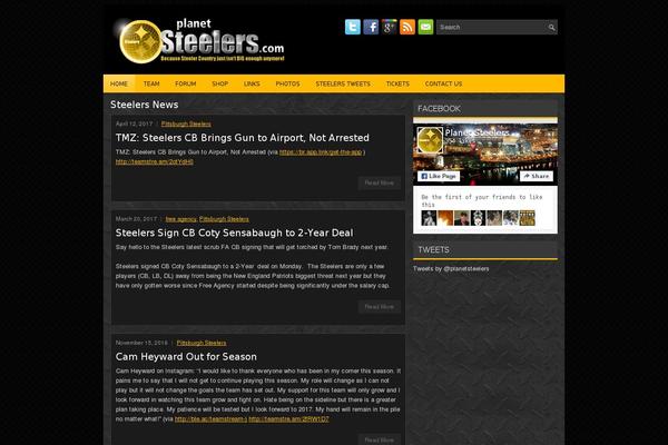 Stacks theme site design template sample