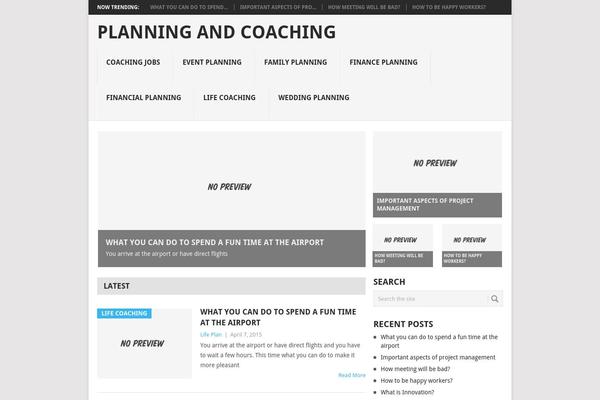 WordPress website example screenshot