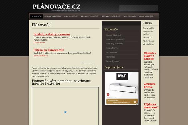 planovace.cz site used Brownie