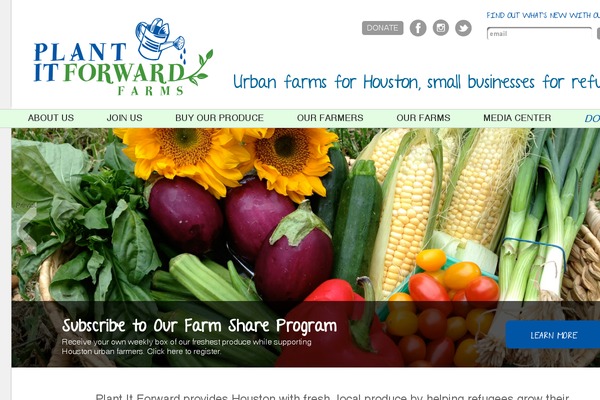 plant-it-forward.org site used Pif