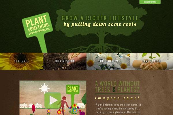 plant-something.org site used Plantsomething