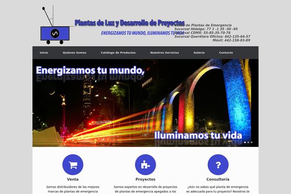Vantage theme site design template sample