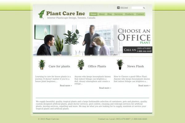 Bamboo theme site design template sample