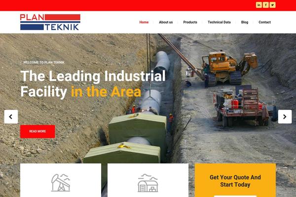 planteknik.com site used Bridge