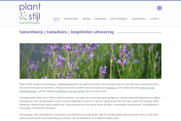 plantenstijl.nl site used Ideo