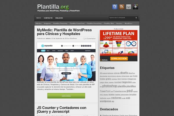 plantilla.org site used Plantilla