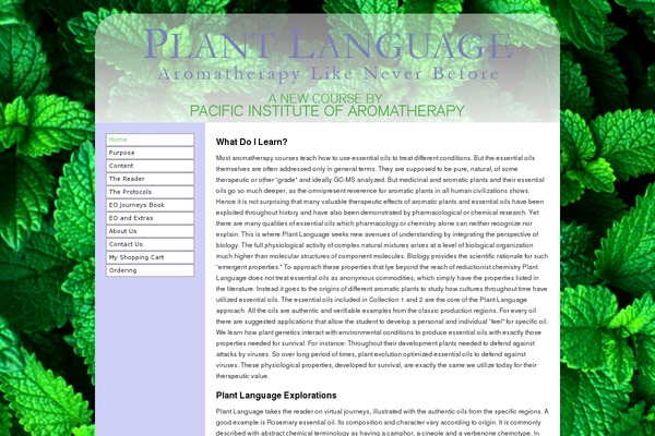 plantlanguage.org site used Plantlanguage