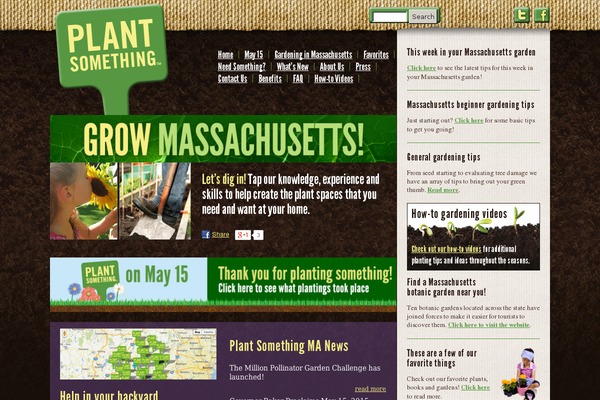 plantsomethingma.org site used Psma-responsive