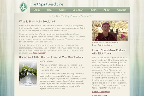 plantspiritmedicine.org site used Plantspiritmedicine