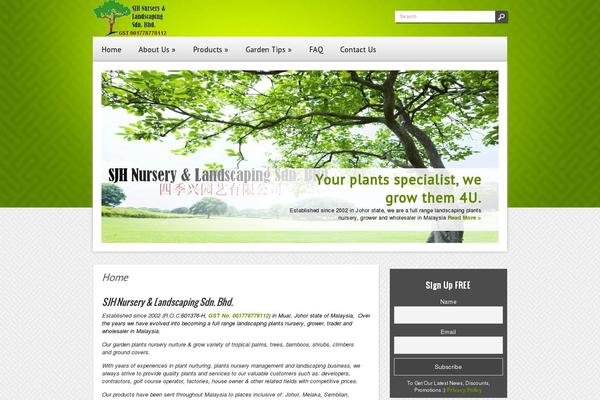 plantsupply.com.my site used Bizcard