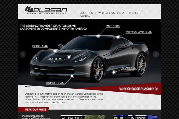 WordPress website example screenshot