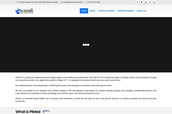 WordPress website example screenshot