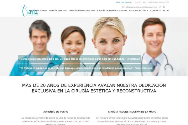 WordPress website example screenshot