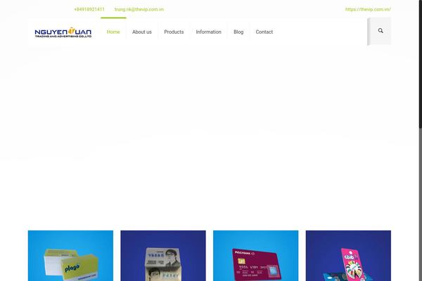 plasticcard.com.vn site used Themeplastic