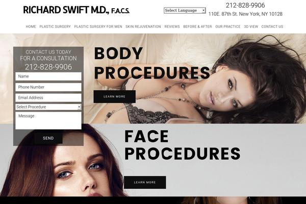 plasticsurgeonnyc.com site used Richardswiftmd