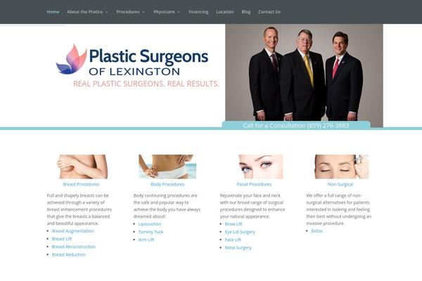 plasticsurgeonsoflexington.com site used Growthmed-base