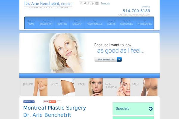 plasticsurgerymontreal theme websites examples