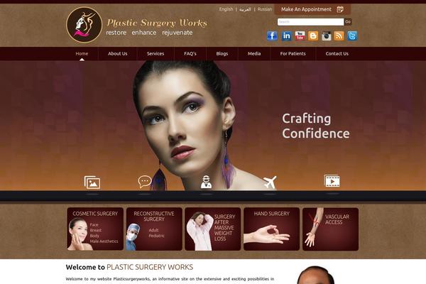 plasticsurgeryworks.com site used Mohan-rangaswamy