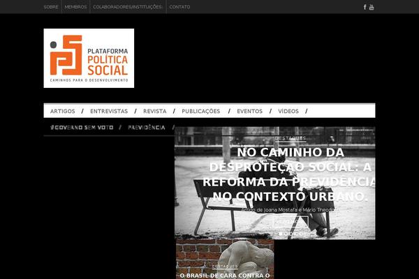 plataformapoliticasocial.com site used Santiago