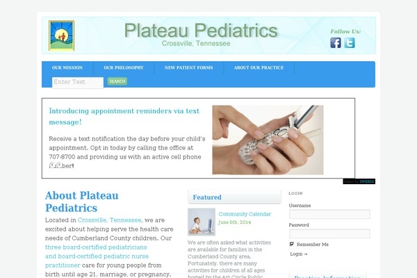 plateaupediatrics.com site used Plateau