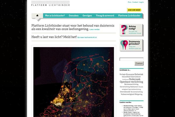 platformlichthinder.nl site used Jeroentheme20augustus