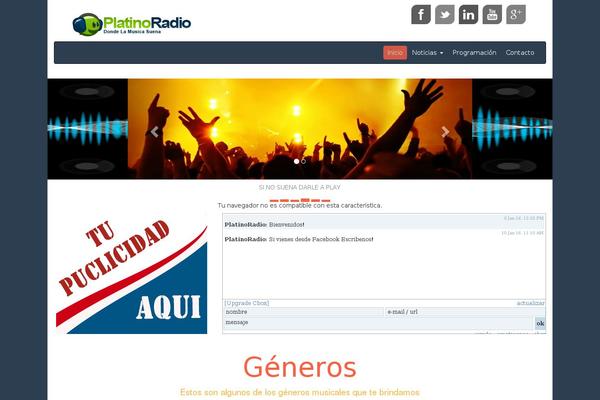 platinoradio.com site used Platinoradio