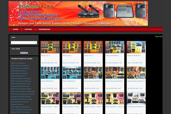 platinumaudio89.com site used Themes31