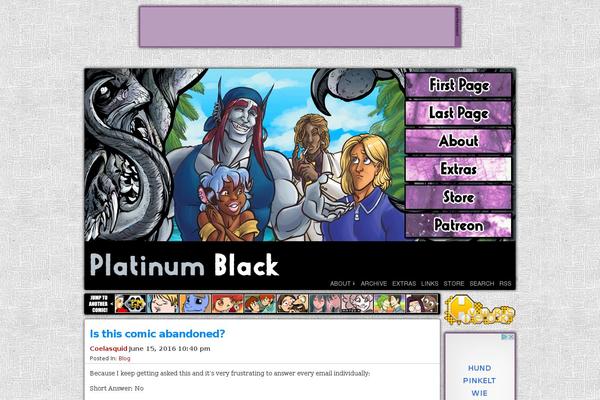 platinumblackcomic.com site used Easel-platinum