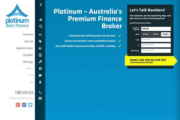 platinumdirectfinance.com.au site used Platinum-finance