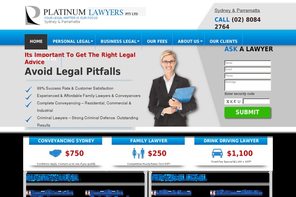platinumlawyers.com.au site used Platinum-lawyers