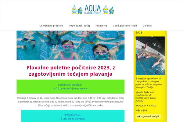 plavalne-pocitnice.si site used Fitpro-child
