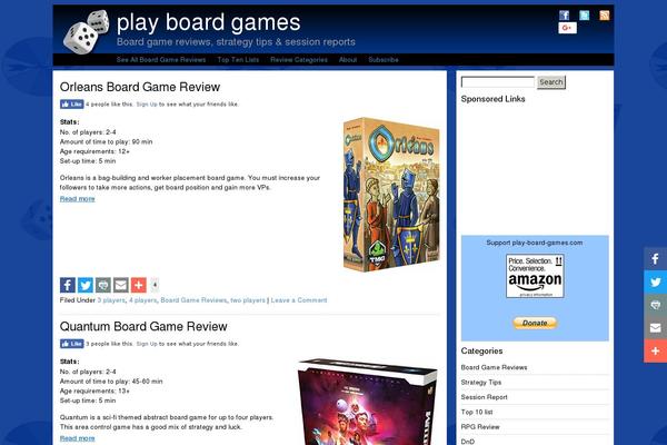 play-board-games.com site used Wpboot-child