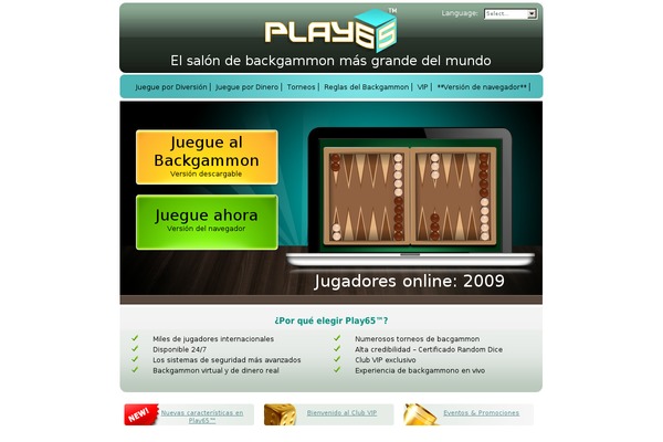 play65.es site used Play65
