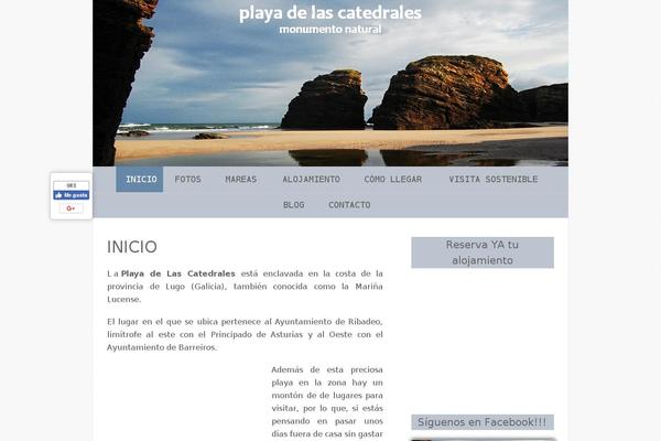 playa-catedrales.com site used Return-blog