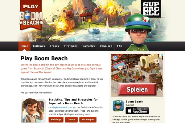 playboombeach.com site used Boombeach