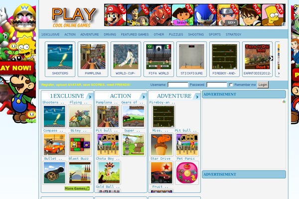 playcoolonlinegames.com site used Fungames-new