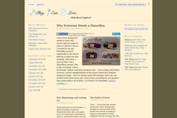Thesis 1.7 theme site design template sample