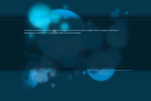 my blue construction theme site design template sample